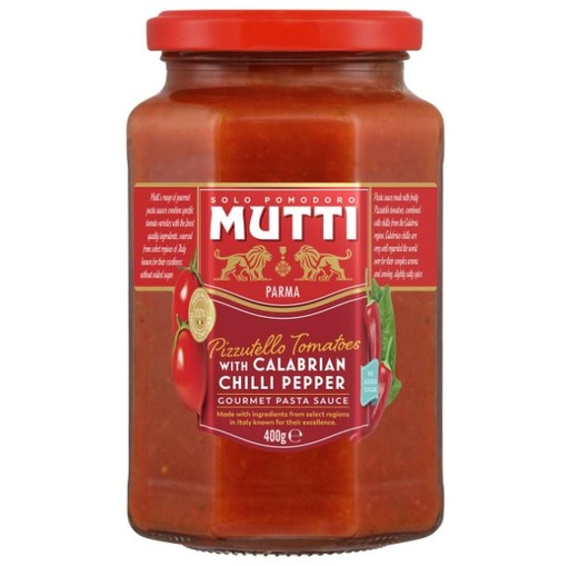 [205253-BB] Mutti Pasta Sauce with Pizzutello Tomatoes with Calabrian Chilli Pepper 400g