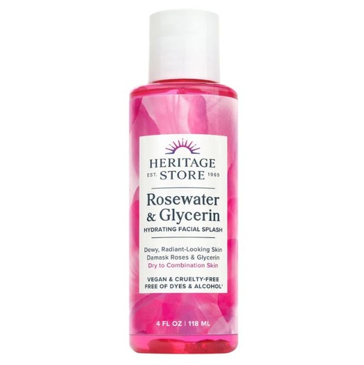 [205318-BB] Heritage Rose Water & Glycerin Splash 4oz