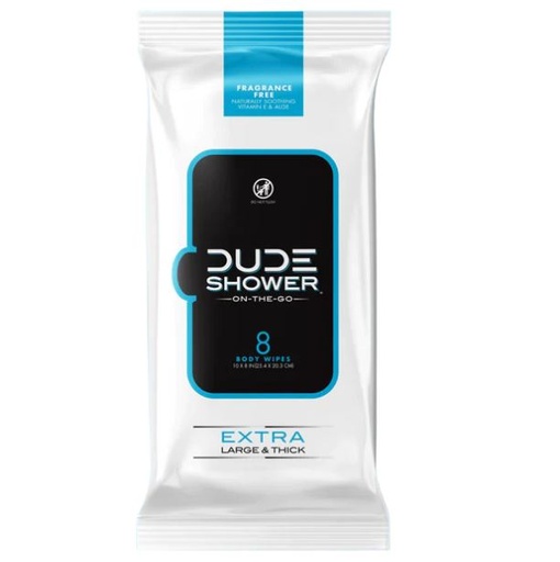 [205438-BB] Dude Wipes Shower On The Go 8ct 