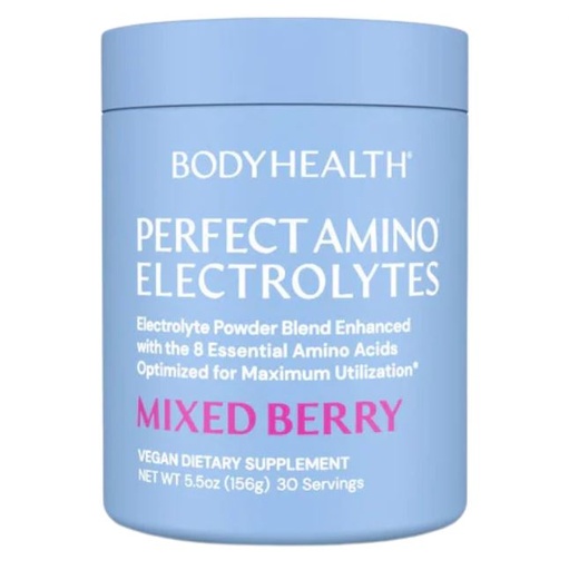[205467-BB] BodyHealth Perfect Amino Electrolytes Supplements Mixed Berry 5.5oz