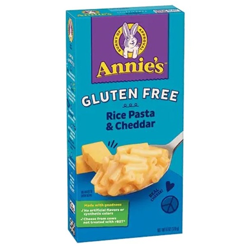 [205479-BB] Annie's Gluten Free Mac & Cheese Rice Pasta & Cheddar 6oz