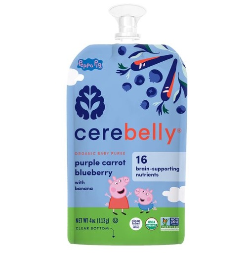 [205486-BB] Cerebelly Smart Food Purple Carrot Blueberry Smoothie 4oz