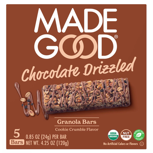 [205508-BB] Made Good Organic Granola Bar Chocolate Drizzle 6 Pack