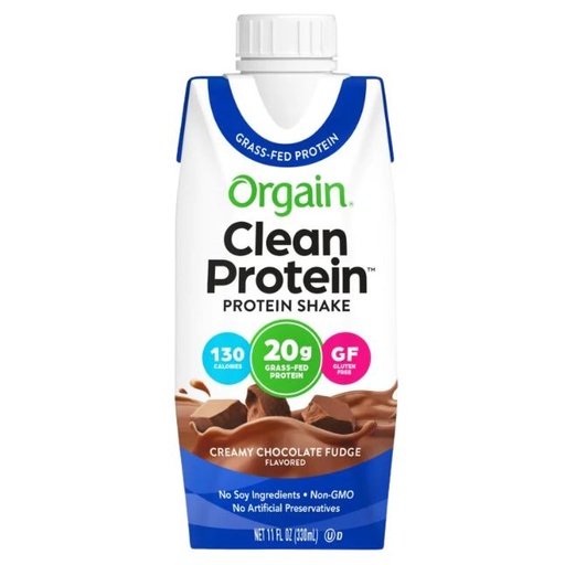 [205523-BB] Orgain Organic Protein Shake Creamy Chocolate Fudge 11oz