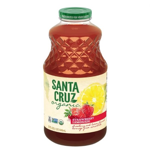 [205531-BB] Santa Cruz Organic Lemonade Strawberry 32oz