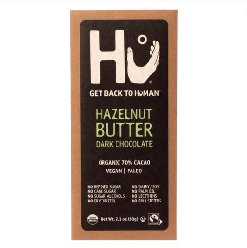 [205563-BB] Hu Hazelnut Butter Dark Chocolate Bar 2.1oz