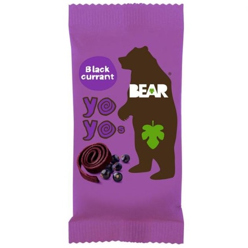 [205669-BB] BEAR Yoyos Fruit Rolls Blackcurrant 20g