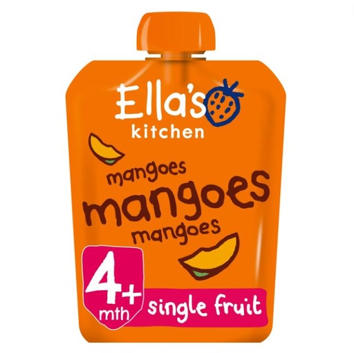 [205690-BB] Ella's Kitchen Organic Mango Puree 4M+ 70g