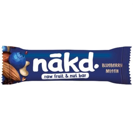 [205709-BB] Nakd Raw Fruit & Nut Bar Blueberry Muffin 35g