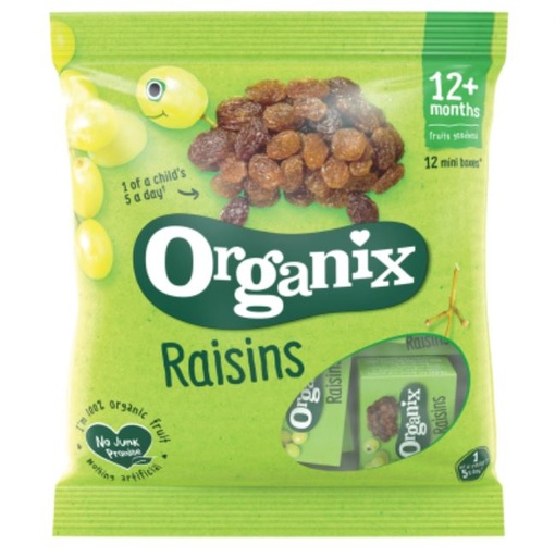 [205714-BB] Organix Goodies Mini Raisins Packs 12M+ 12x14g