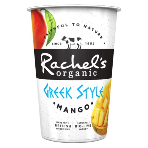 [205745-BB] Rachel's Organic Greek Style Yogurt With Mango 450g