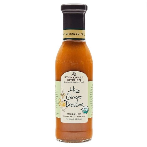 [205788-BB] Stonewall Kitchen Organic Miso Ginger Dressing 11oz