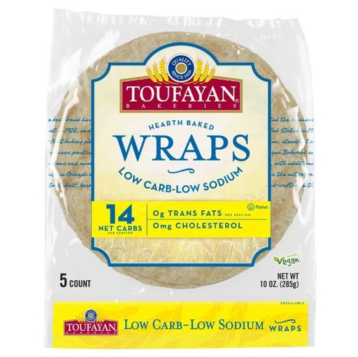 [205830-BB] Toufayan Wrap Low Carb 10oz