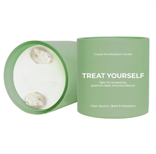 [205884-BB] Treat Yourself Crystal Manifestation Candle