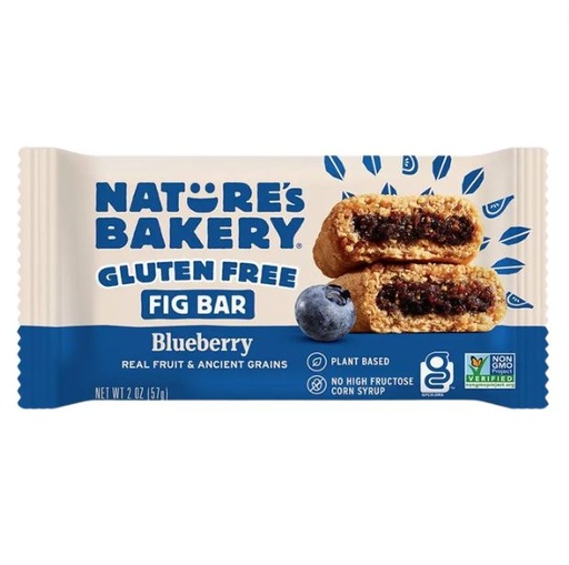 [205930-BB] Nature's Bakery Gluten Free Fig Bar Blueberry 2oz