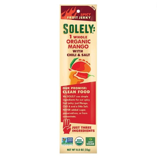 [205937-BB] Solely Organic Fruit Jerky Mango With Chili & Salt 0.8oz