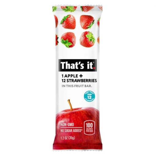 [205945-BB] That's It Apple & Strawberry Fruit Bar
