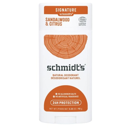 [205957-BB] Schmidt's Deodorant Citrus Sandalwood 2.65oz