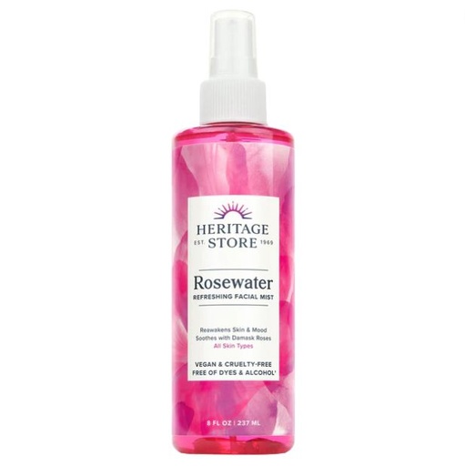 [205961-BB] Heritage Face and Hair Rose Water Spray 8 fl oz