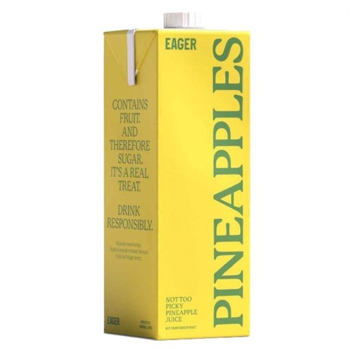 [205989-BB] Eager 100% Cloudy Pressed Pineapple Juice 1L