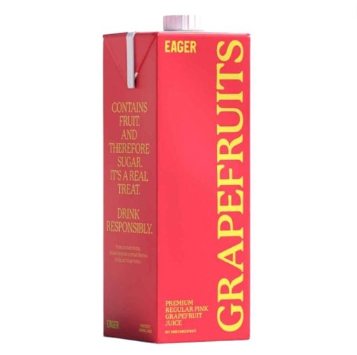 [205991-BB] Eager 100% Smooth Squeezed Pink Grapefruit Juice 1L