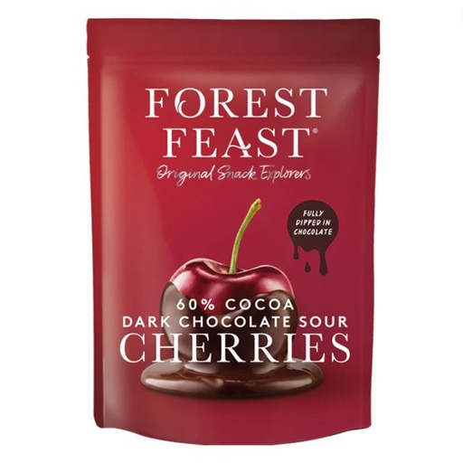 [206001-BB] Forest Feast 60% Dark Chocolate Covered Sour Cherries 100g