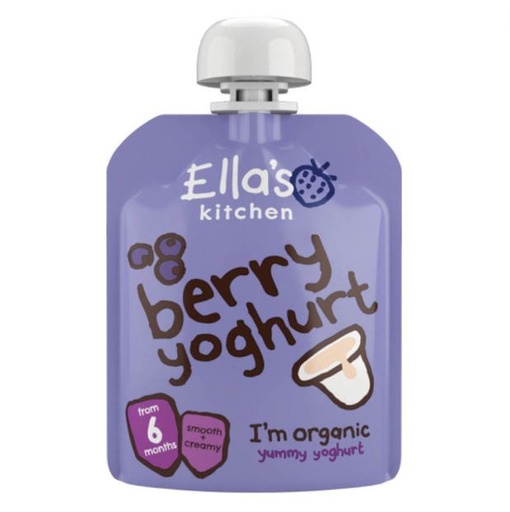 [206067-BB] Ella's Kitchen Organic Berry Yoghurt 6M+ 90g