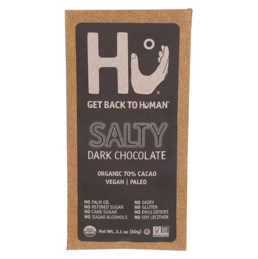 [206076-BB] Hu Organic Salty Dark Chocolate Bar 2.1oz