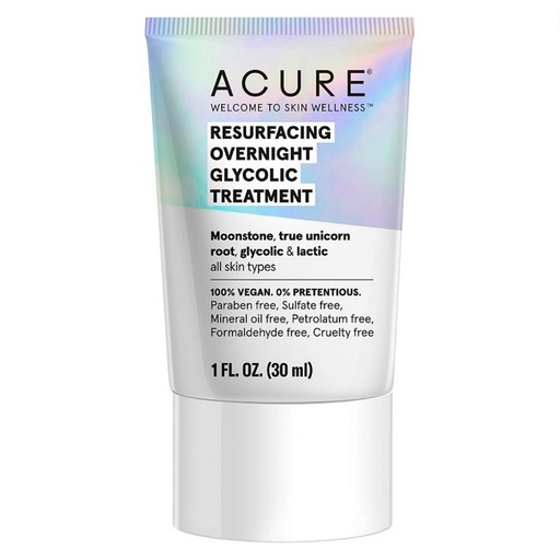 [206084-BB] Acure Resurfacing Overnight Glycolic Treatment 1oz