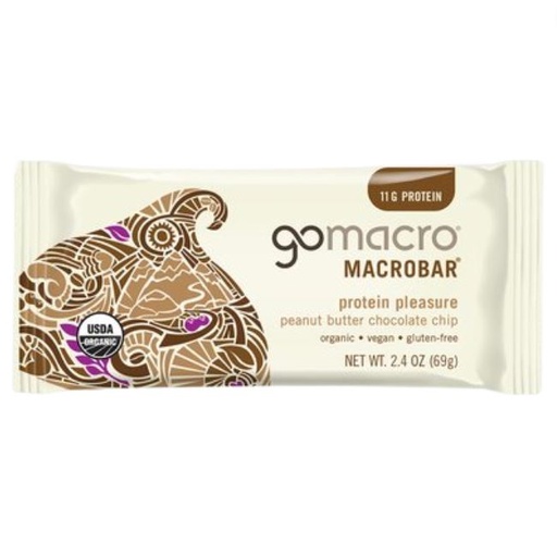 [206099-BB] Go Macro Peanut Butter Chocolate Chip Protein Bar 2.4oz