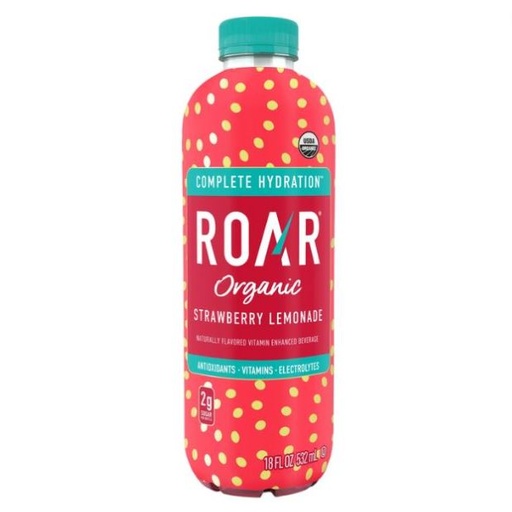 [206114-BB] Roar Organic Strawberry Lemonade Electrolyte Water 18oz