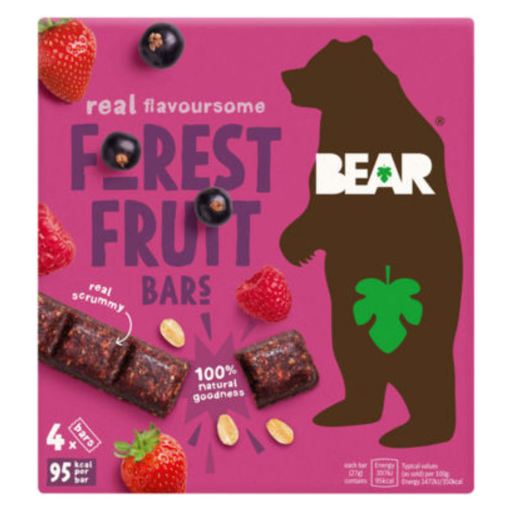 [206118-BB] BEAR Forest Fruit Bars 4 X 27g