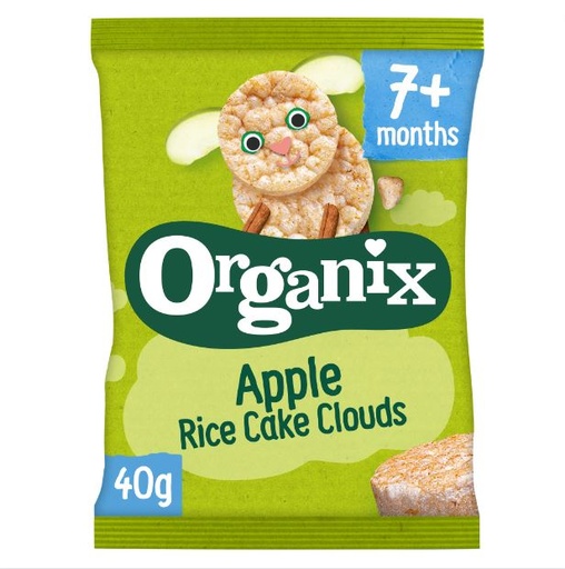 [206120-BB] Organix Apple Rice Cakes Clouds 40g