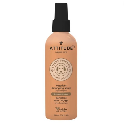 [206139-BB] Attitude Furry Friends Waterless Detangling Spray Lavender 8 fl. oz.