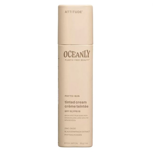 [206160-BB] Attitude Oceanly Phyto-Sun Tinted Cream SPF-15 With Zinc Oxide 30g