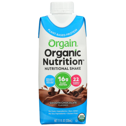 [206177-BB] Orgain Nutrition Shake Smooth Chocolate 11oz