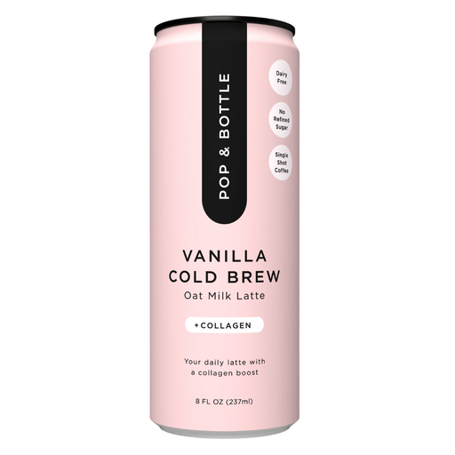 [206178-BB] Pop & Bottle Oat Milk Latte Vanilla 8oz