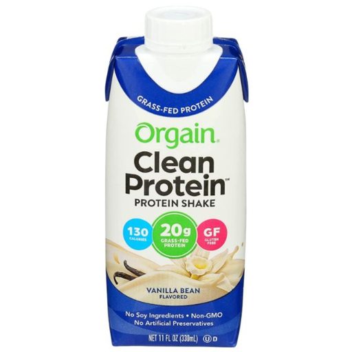 [206180-BB] Orgain Clean Protein Shake Vanilla Bean 11oz