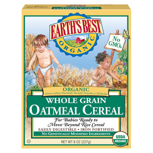 [206199-BB] Earth's Best Whole Grain Oatmeal Cereal 8oz