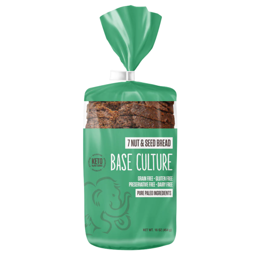 [206221-BB] Base Culture Gluten Free 7 Nut & Seed Bread 16oz