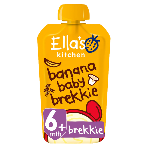 [206231-BB] Ella's Kitchen Organic Banana Baby Brekkie 6M+ 100g