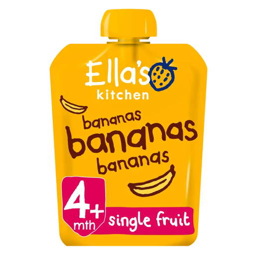 [206237-BB] Ella's Kitchen Organic Banana Puree 4M+ 70g