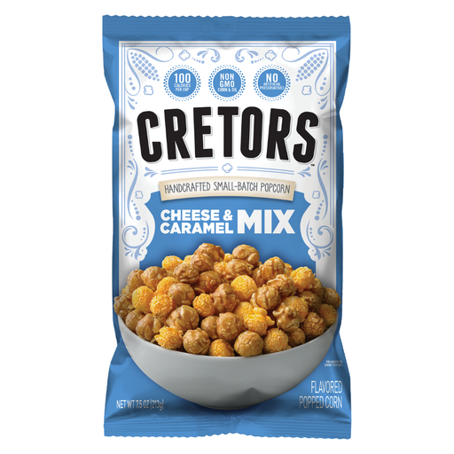 [206279-BB] Cretors Popcorn Cheese & Caramel Mix 7.5oz