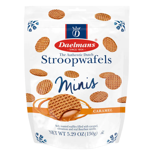 [206281-BB] Daelmans Mini Stroopwafels Caramel 5.29oz