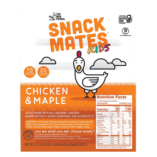 [206294-BB] The New Primal Snack Mates Chicken & Maple 2.5oz