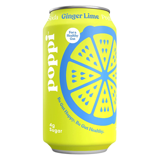 [206315-BB] Poppi Prebiotic Drink Ginger Lime 12oz