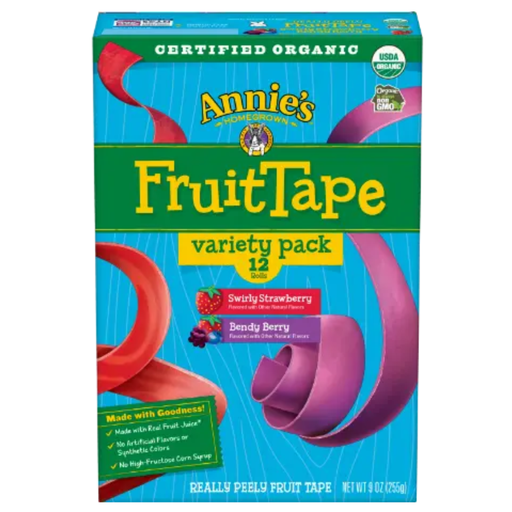 [206346-BB] Annie's Organic Fruit Tape Variety Pack 9oz