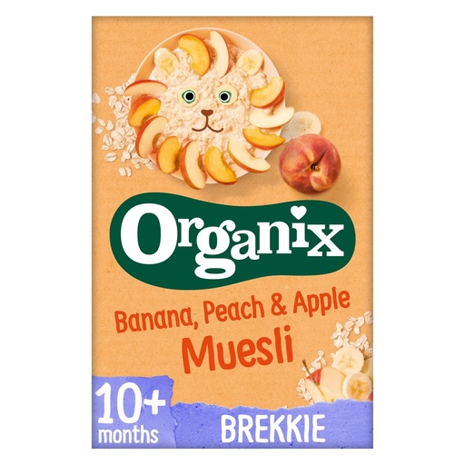 [206408-BB] Organix Muesli Banana,Peach & Apple 200g