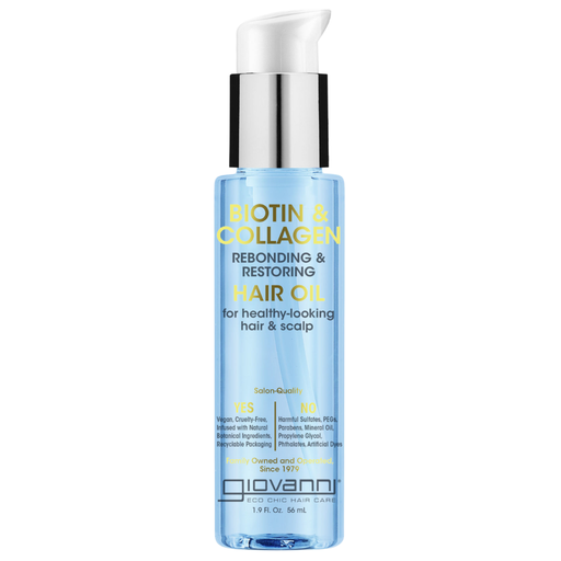 [206461-BB] Giovanni Biotin & Collagen Restoring Hair Oil 1.9oz