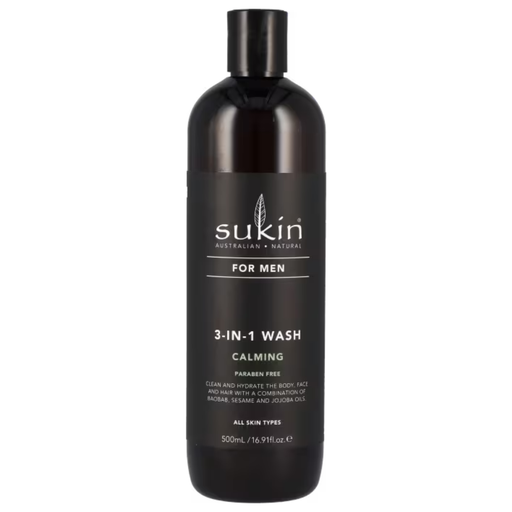 [206602-BB] Sukin For Men 3-in-1 Wash Calming 500ml